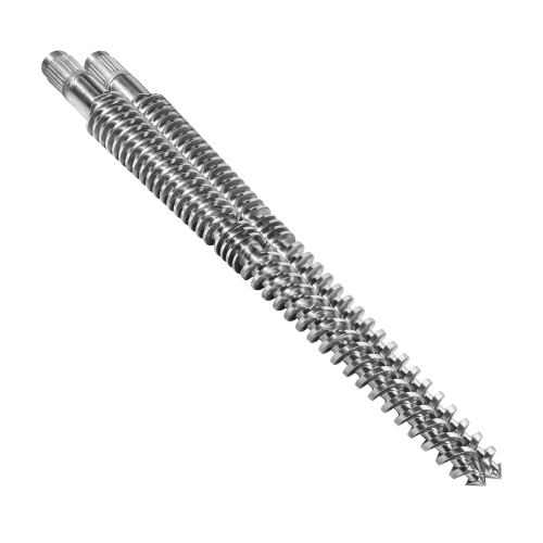 Conical twin screw at bariles para sa SPC sheet